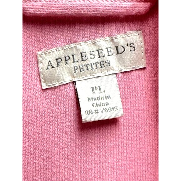 Appleseed's Pink Zip-Up Fleece Robe With Pockets - Picture 7 of 9